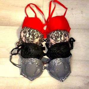 Victoria’s Secret Bombshell Bras- set of 4, size 32B